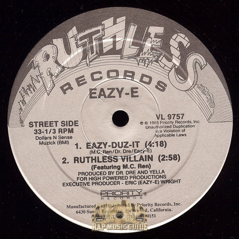 Eazy-E - Radio / Easy-Duz-It / Ruthless Villain: Record | Rap Music